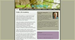 Desktop Screenshot of cedarlifeacademy.com